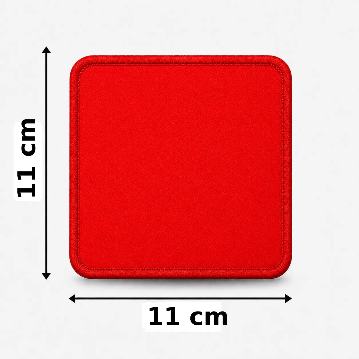 Vierkant 11x11cm embleem borduren