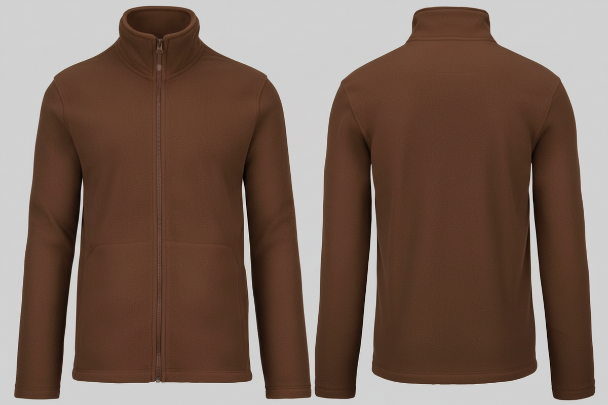 Falco fleece schilders & stukadoors borduren chocolade - Kariban K911