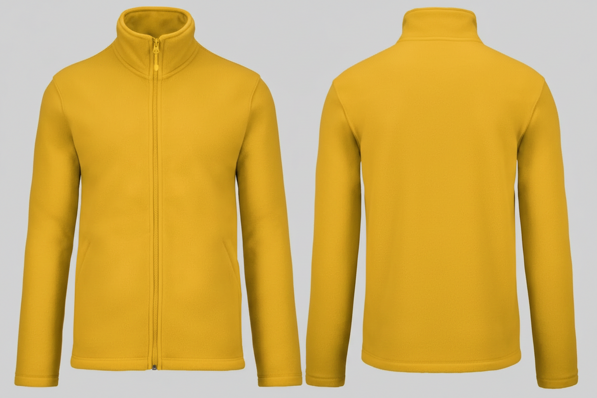 Falco fleece schilders & stukadoors borduren geel - Kariban K911