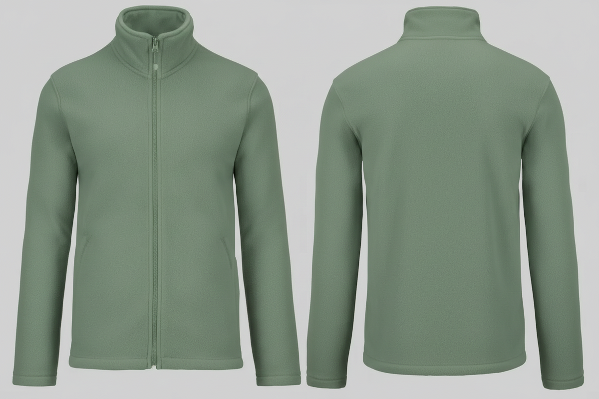 Falco fleece schilders & stukadoors borduren salie - Kariban K911