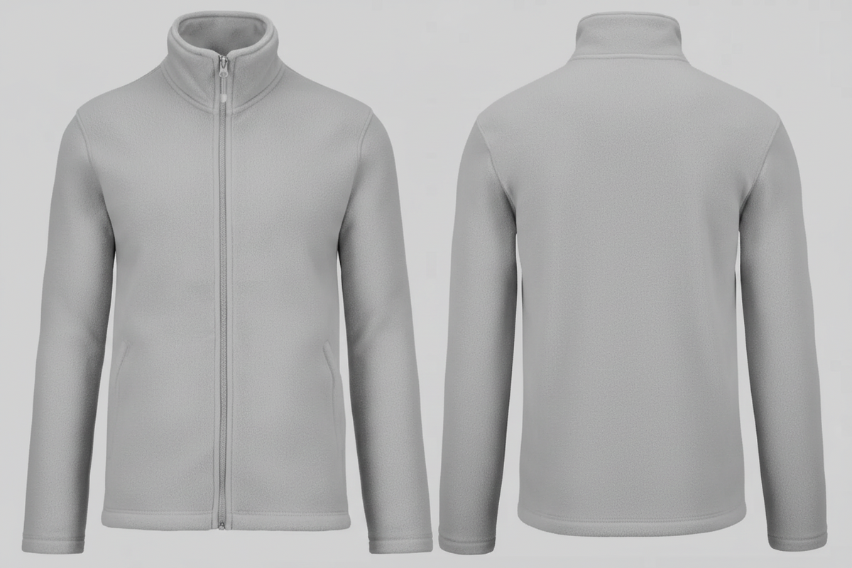 Falco fleece schilders & stukadoors borduren sneeuwgrijs - Kariban K911