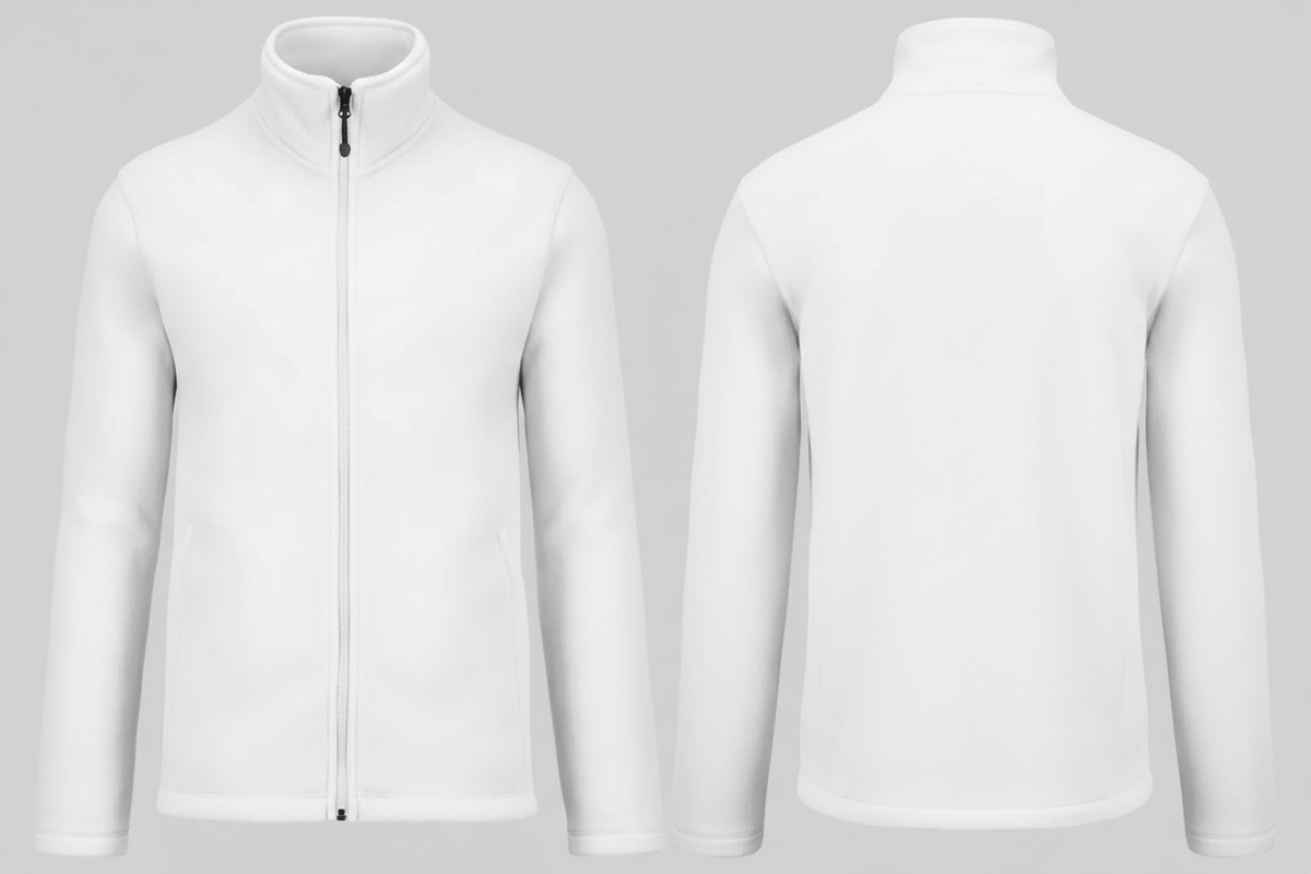 Falco fleece schilders & stukadoors borduren wit - Kariban K911