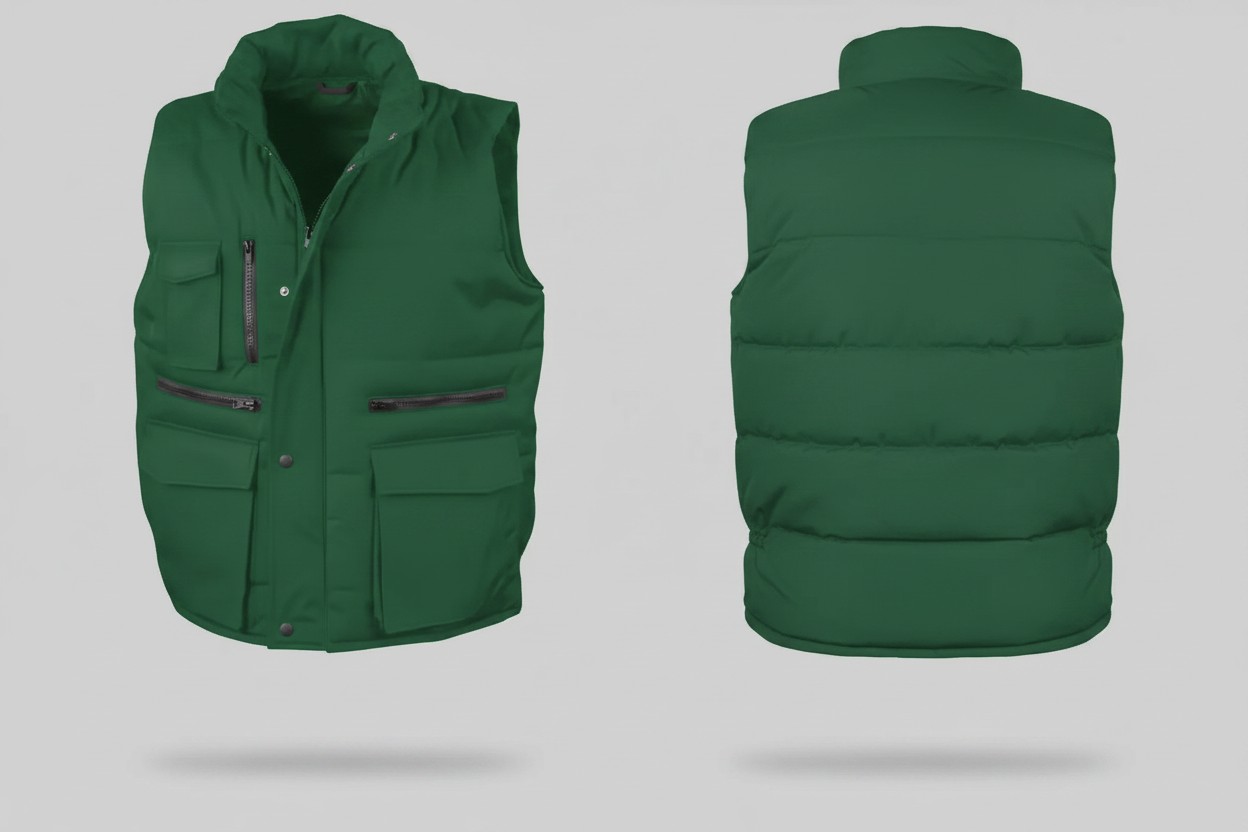 Result R127A Weerbestendige Recyclebare Bodywarmer met Zakken Borduren | 180 g/m²
