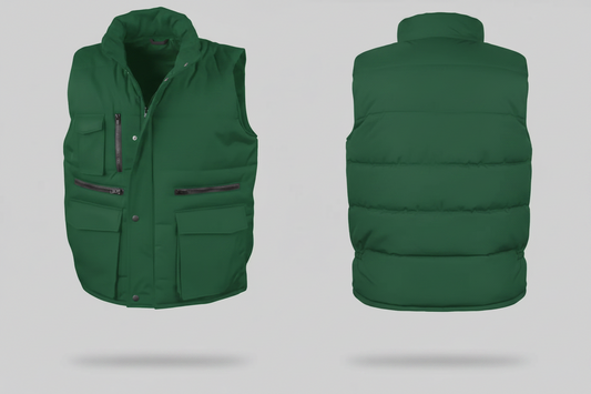 Result R127A Weerbestendige Recyclebare Bodywarmer met Zakken Borduren | 180 g/m²