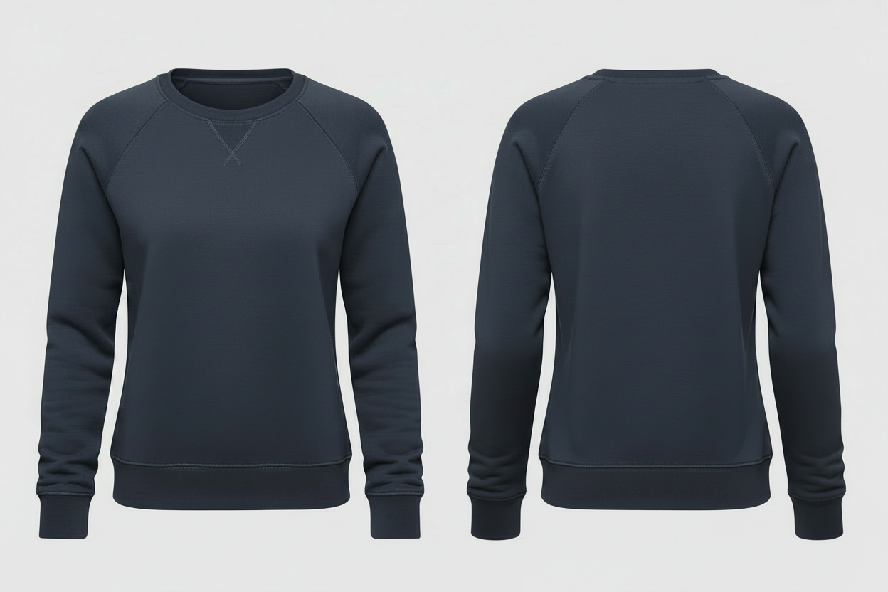 B&C BCW01Q Dames Sweatshirt Borduren | 280 g/m²