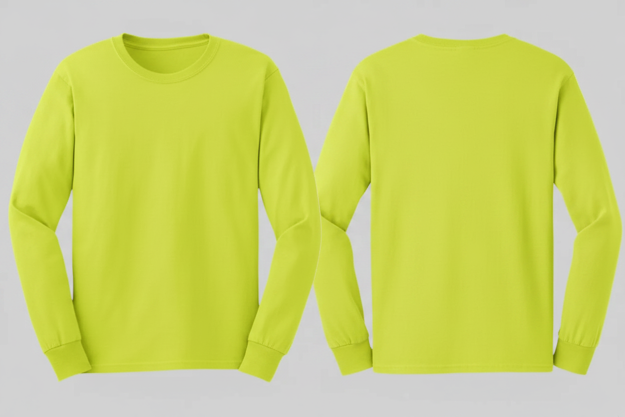 Gildan GN186 Ultra Katoen T-shirt Lange Mouw Borduren | 100% Katoen | 205 g/m²
