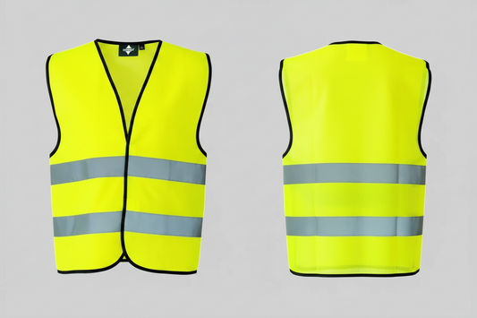 Korntex KX218 Reflecterende Veiligheidsvest Met Klittenbandsluiting Borduren | 100% Polyester | 140 g/m²