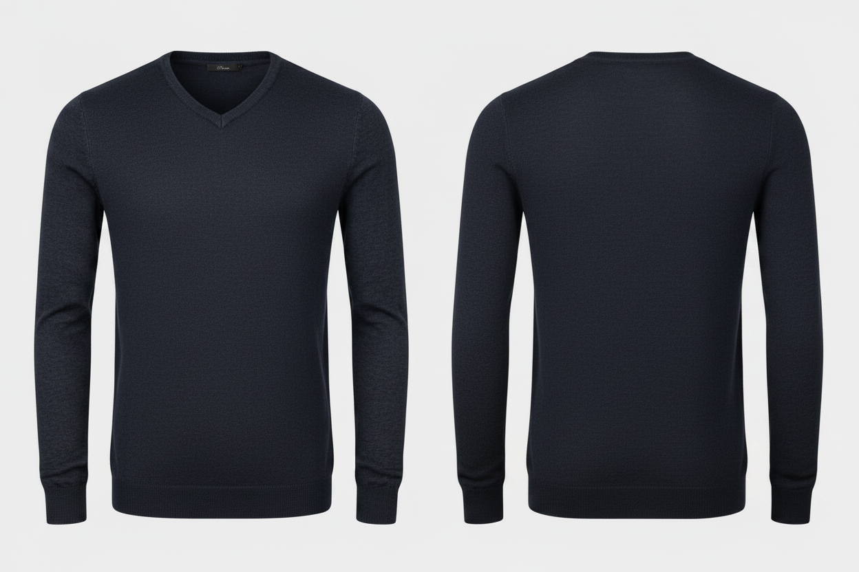 Sol's 01710 Glory Men V-hals Trui Borduren | Viscose-Polyamide | 275 g/m²