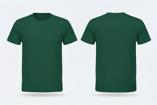 fruit-of-the-loom-sc210-tshirt-borduren-fles-groen