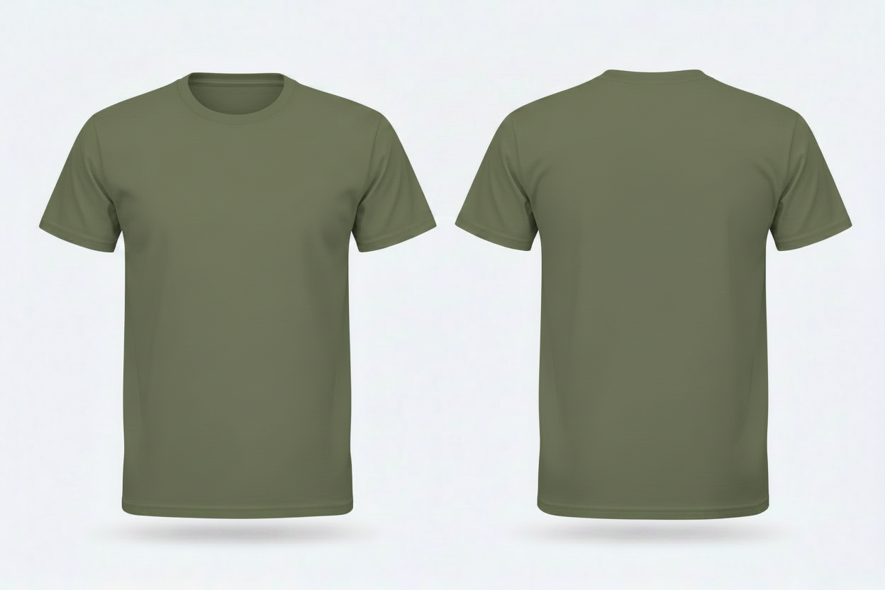 fruit-of-the-loom-sc210-tshirt-borduren-klassiek-olijf