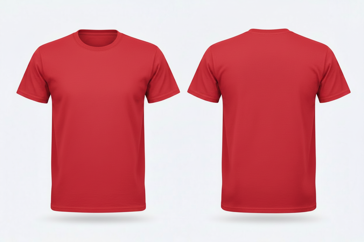 fruit-of-the-loom-sc210-tshirt-borduren-rood
