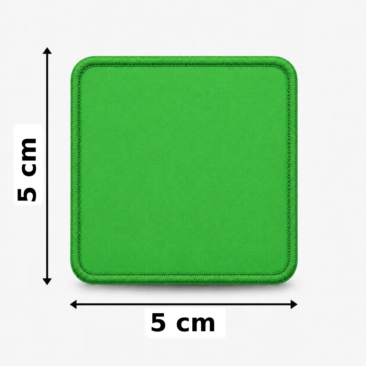 Vierkant 5x5cm embleem borduren