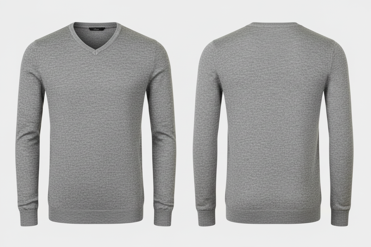 Sol's 01710 Glory Men V-hals Trui Borduren | Viscose-Polyamide | 275 g/m²