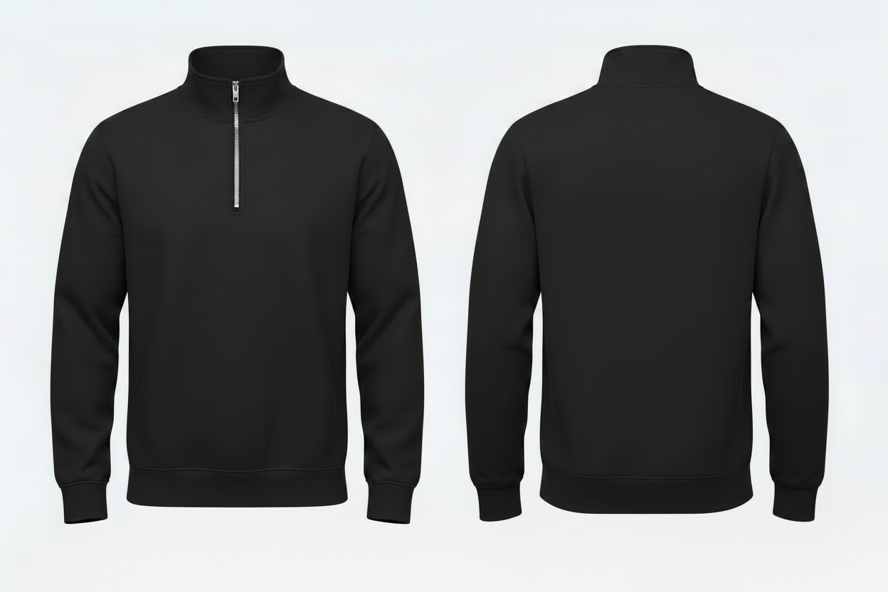 AWDis JH046 Sophomore 1/4 Zip Sweat Borduren | Katoen | 280 g/m²