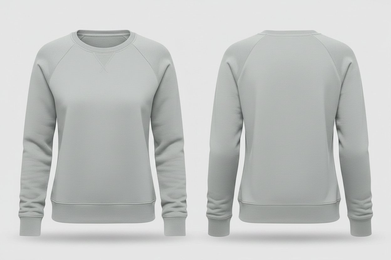 B&C BCW01Q Dames Sweatshirt Borduren | 280 g/m²