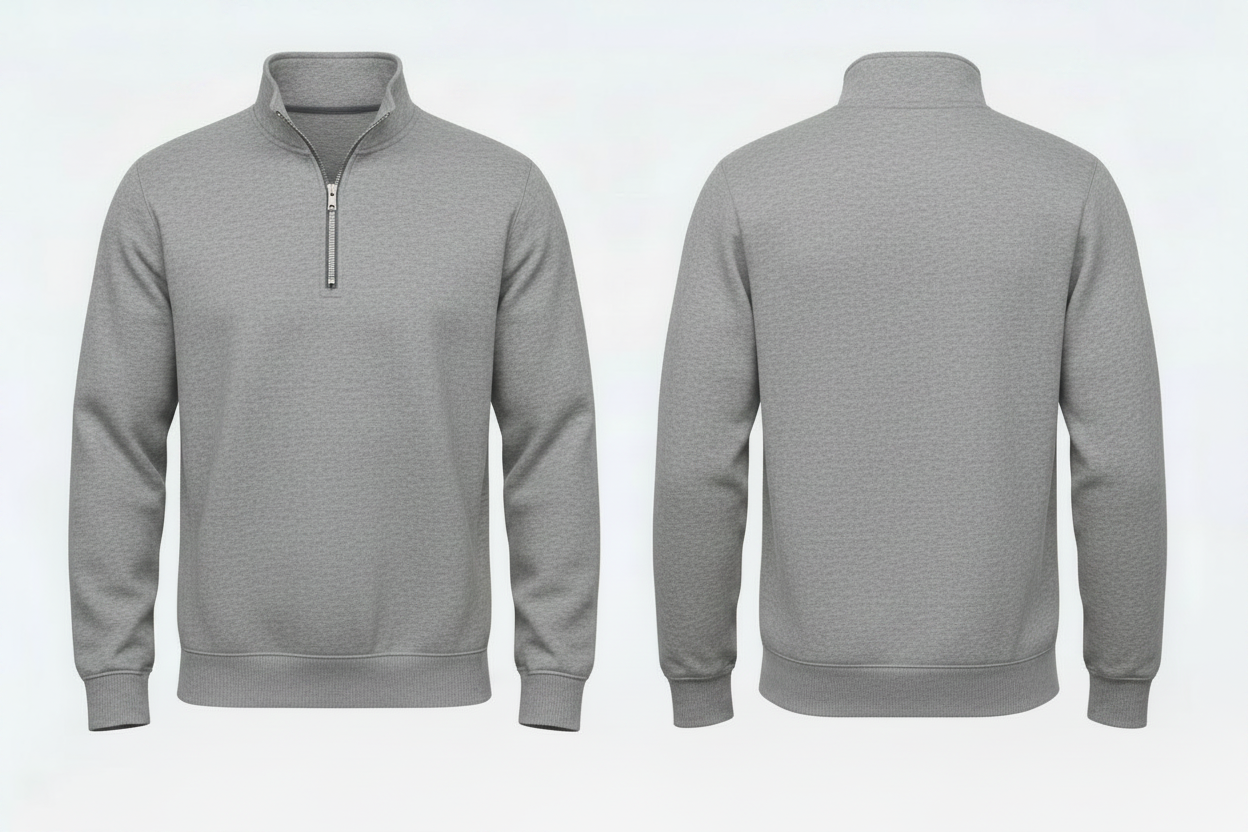 AWDis JH046 Sophomore 1/4 Zip Sweat Borduren | Katoen | 280 g/m²