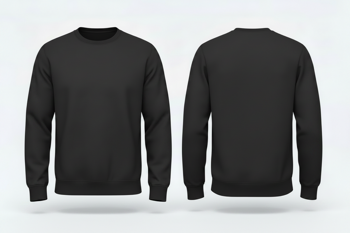 Heavyblend heren sweatshirt schilders & stukadoors borduren zwart - Gildan GD056