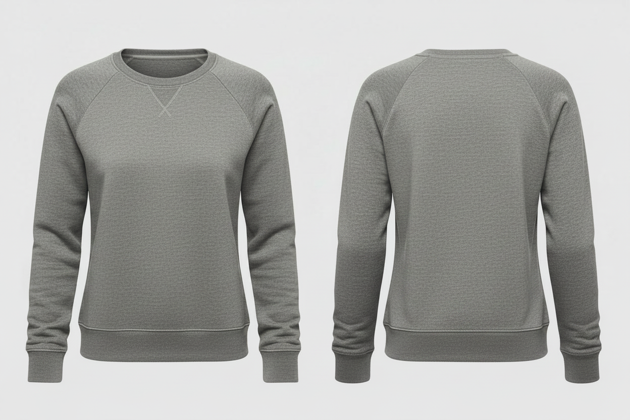 B&C BCW01Q Dames Sweatshirt Borduren | 280 g/m²