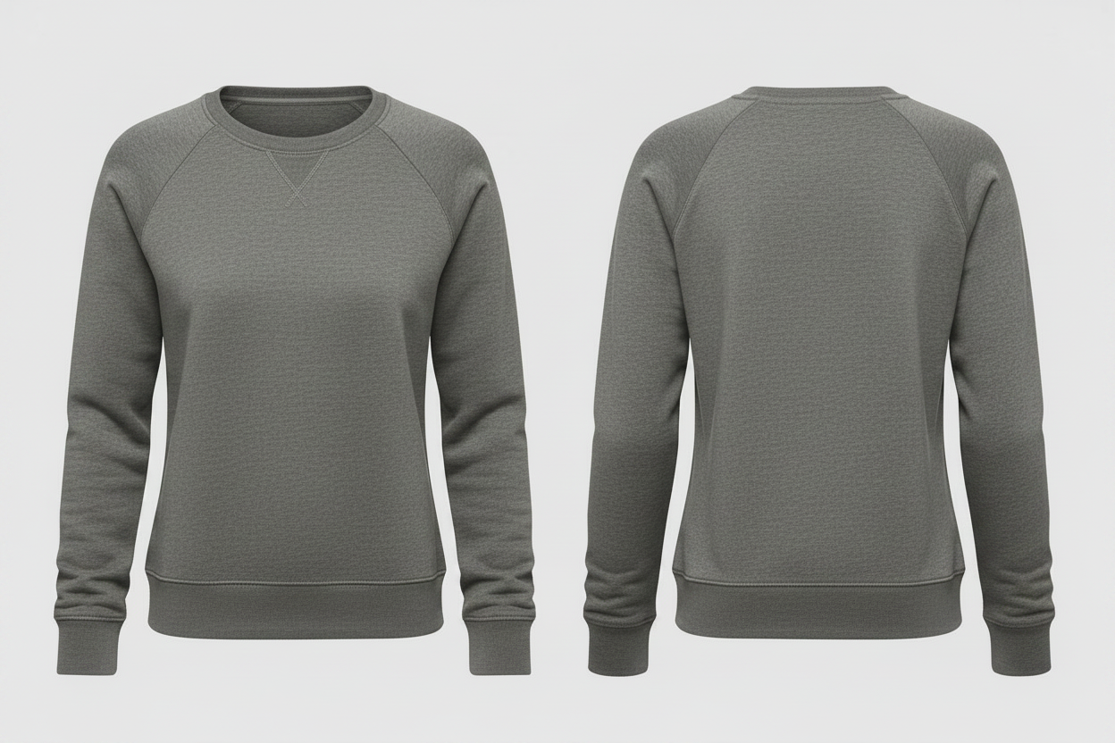 B&C BCW01Q Dames Sweatshirt Borduren | 280 g/m²