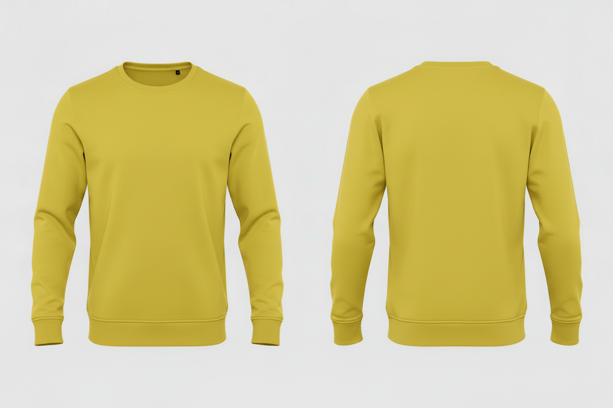 Heren biologisch sweatshirt schilders & stukadoors borduren - B&C BCU31B