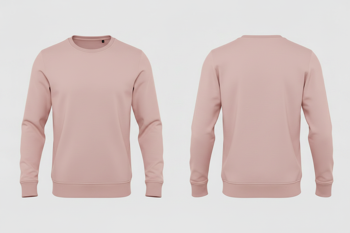 Heren biologisch sweatshirt schilders & stukadoors borduren - B&C BCU31B