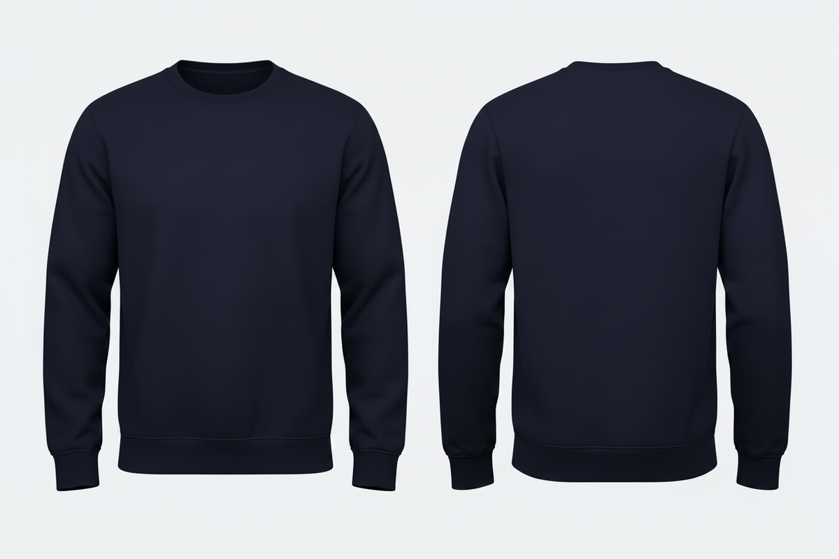 Heren sweatshirt schilders & stukadoors borduren marine - Radsow UXX03