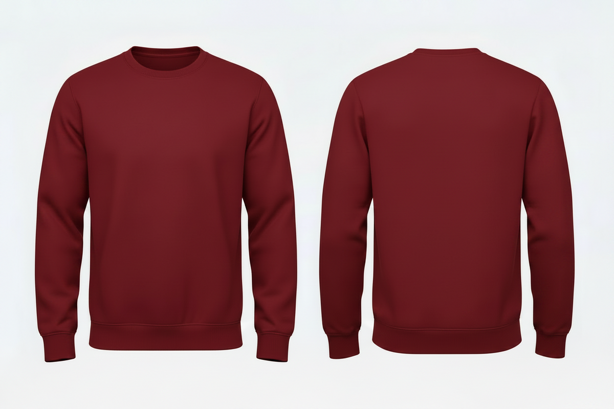 Heren sweatshirt schilders & stukadoors borduren rood - Fruit of the Loom SC250