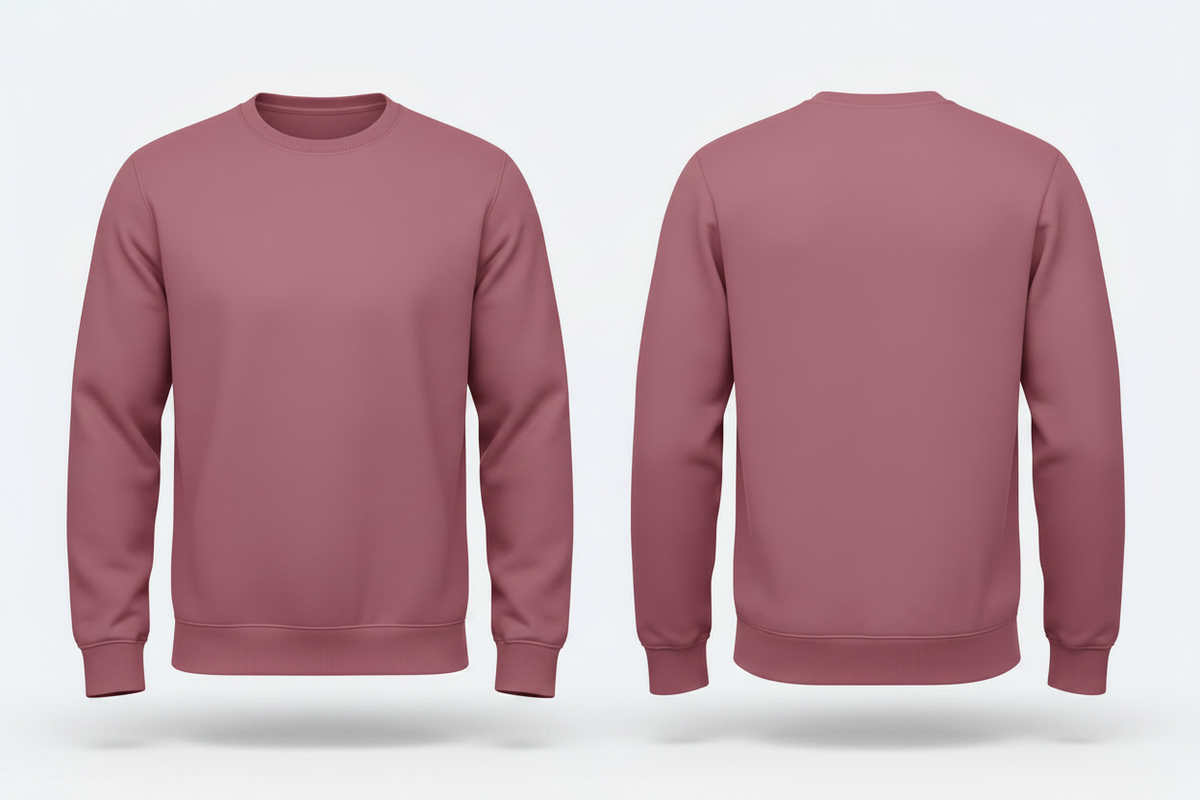 Heren sweatshirt schilders & stukadoors borduren roze - Radsow UXX03