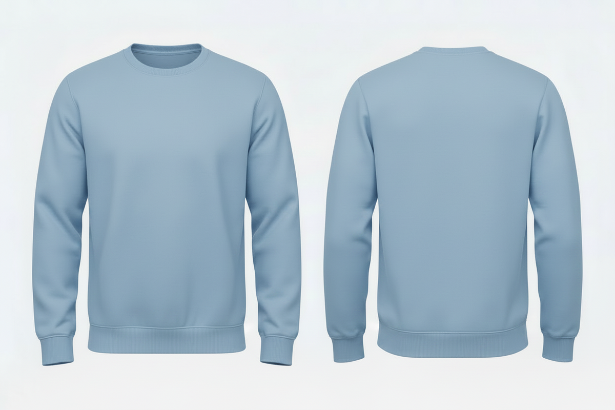 Heren sweatshirt schilders & stukadoors borduren sky - Fruit of the Loom SC250