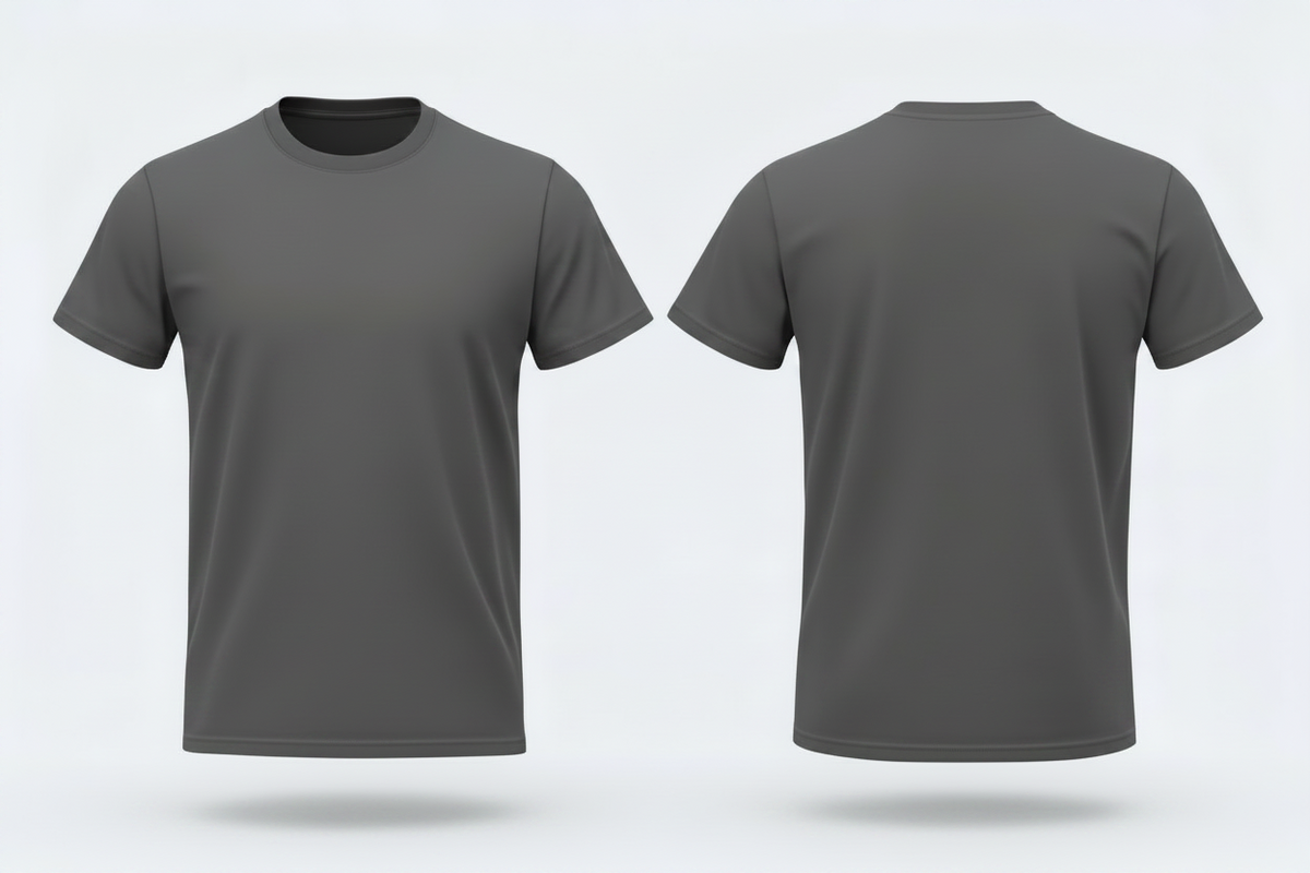 Heren t-shirt schilders & stukadoors borduren donkergrijs - Russell RU215