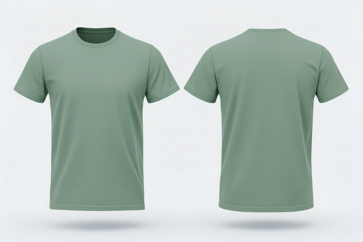 Heren t-shirt schilders & stukadoors borduren salie - Tee Jays TJ1450