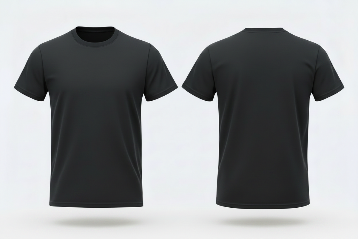 Heren t-shirt schilders & stukadoors borduren zwart - Russell RU215