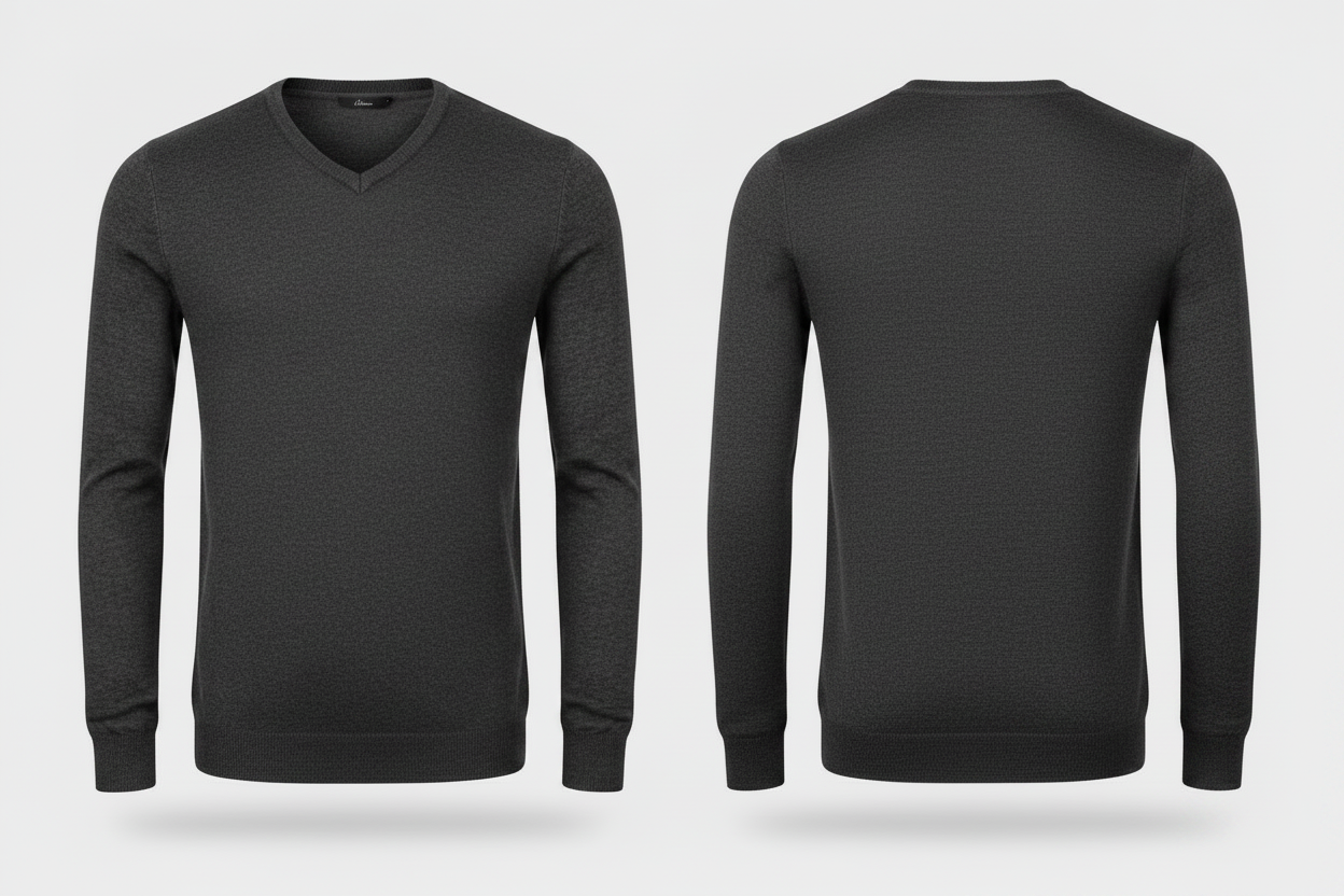 Sol's 01710 Glory Men V-hals Trui Borduren | Viscose-Polyamide | 275 g/m²