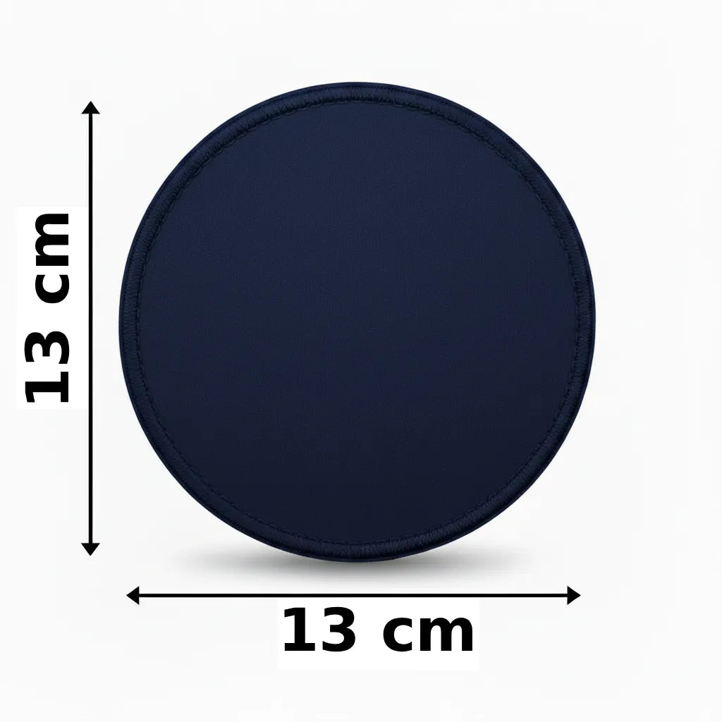 Rond 13x13cm embleem borduren