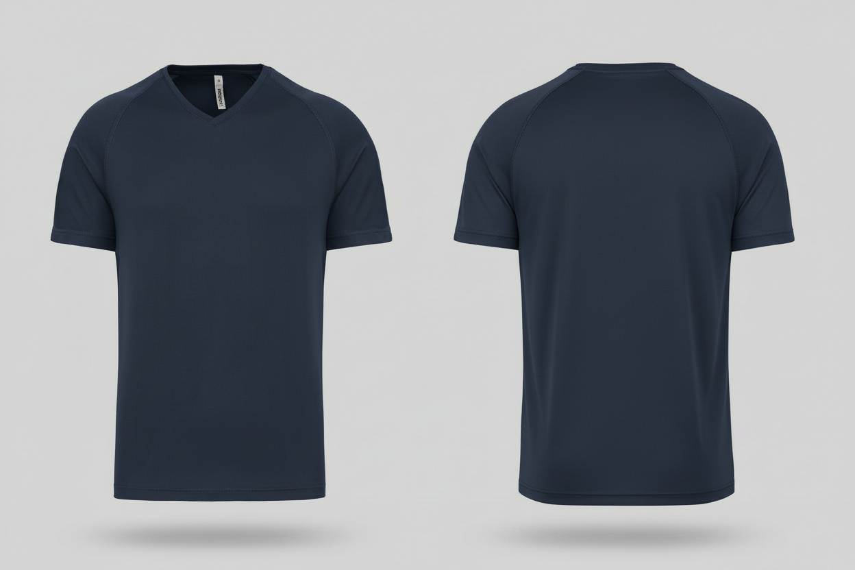 Proact PA476 heren sport t-shirt borduren sportief marine - bedrijfskleding personaliseren Retexa