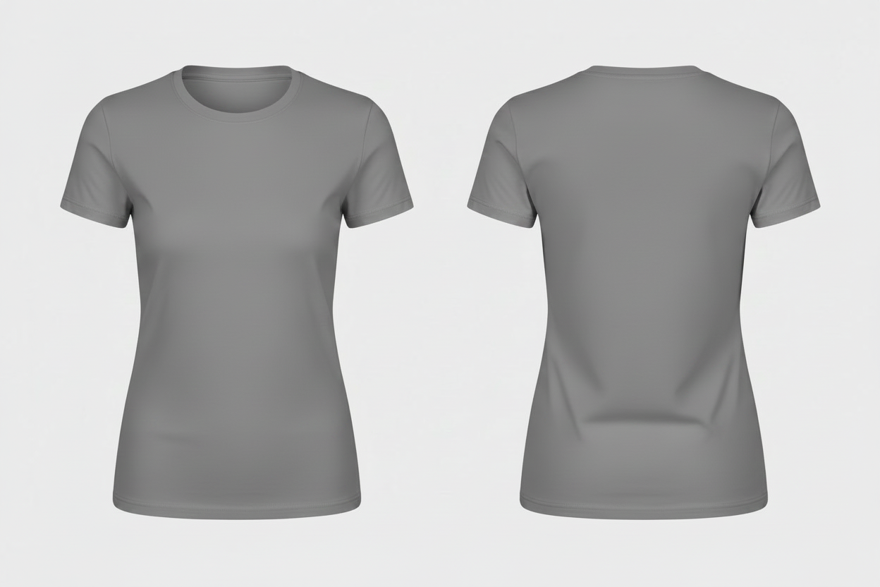SOL'S 01825 Regent Vrouw dames t-shirt borduren muis grijs - bedrijfskleding personaliseren Retexa