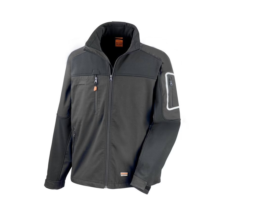 Result RS302 Sabre Softshell Werkjas Borduren | Polyester-Katoen-Elastaan | 1000 g