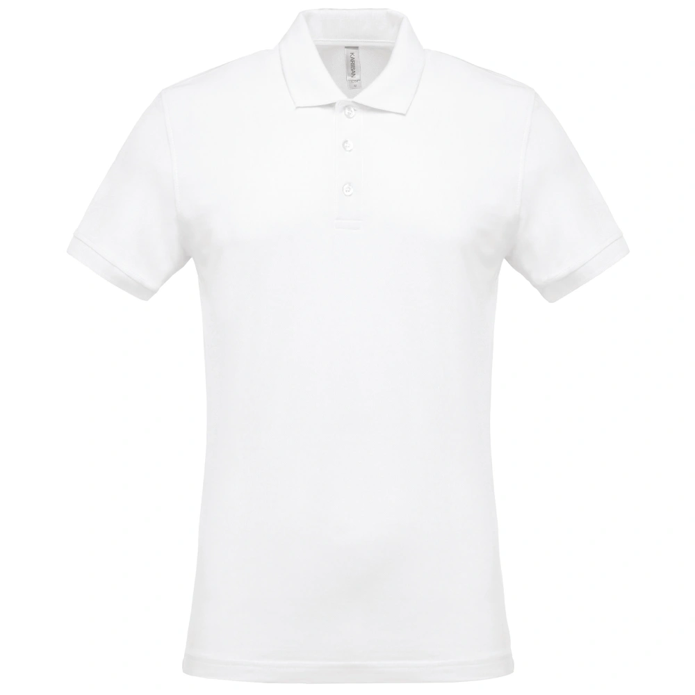 Kariban K254 Piqué-herenpolo korte mouwen Borduren | 100% Katoen Piqué | 215 g/m²
