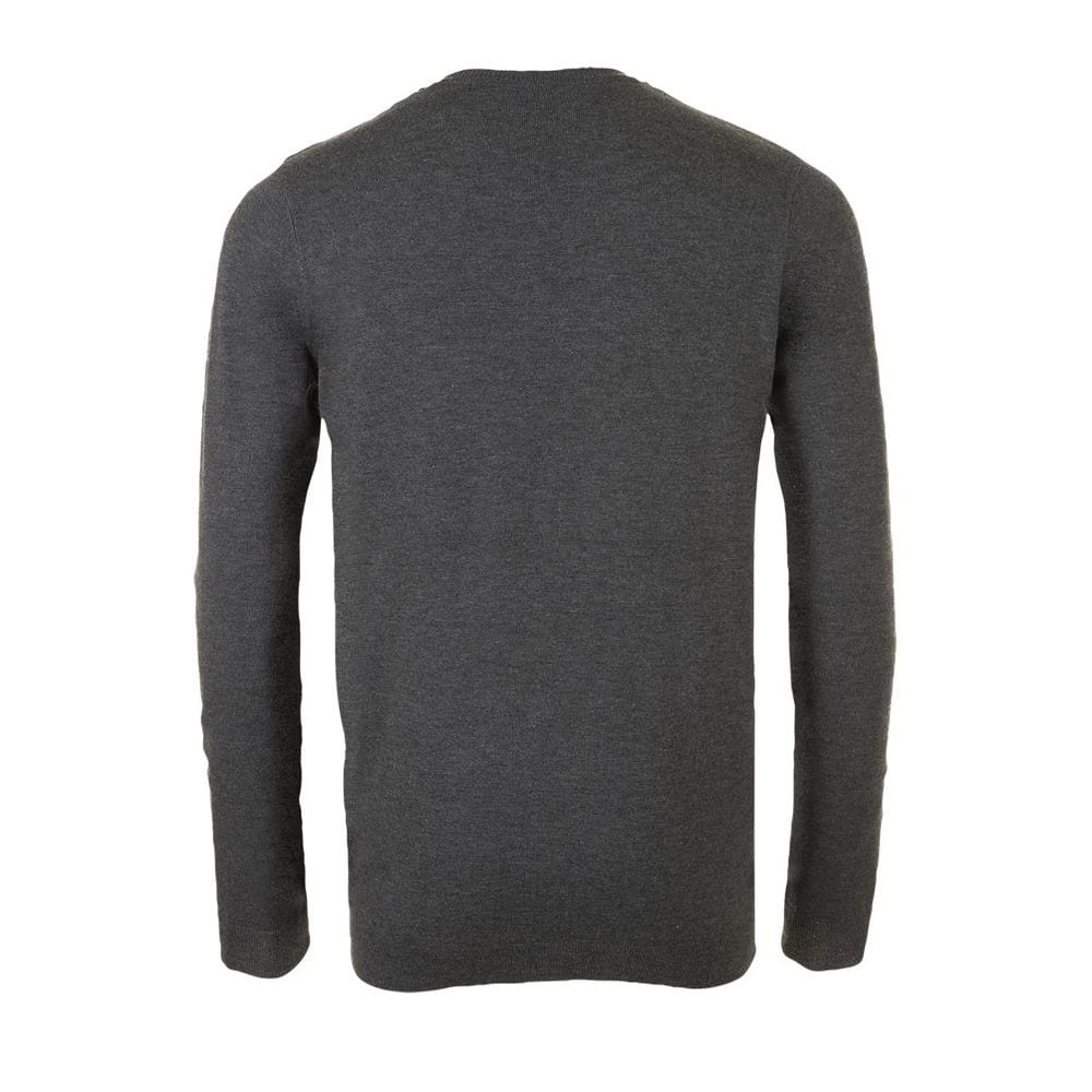 Sol's 01710 Glory Men V-hals Trui Borduren | Viscose-Polyamide | 275 g/m²