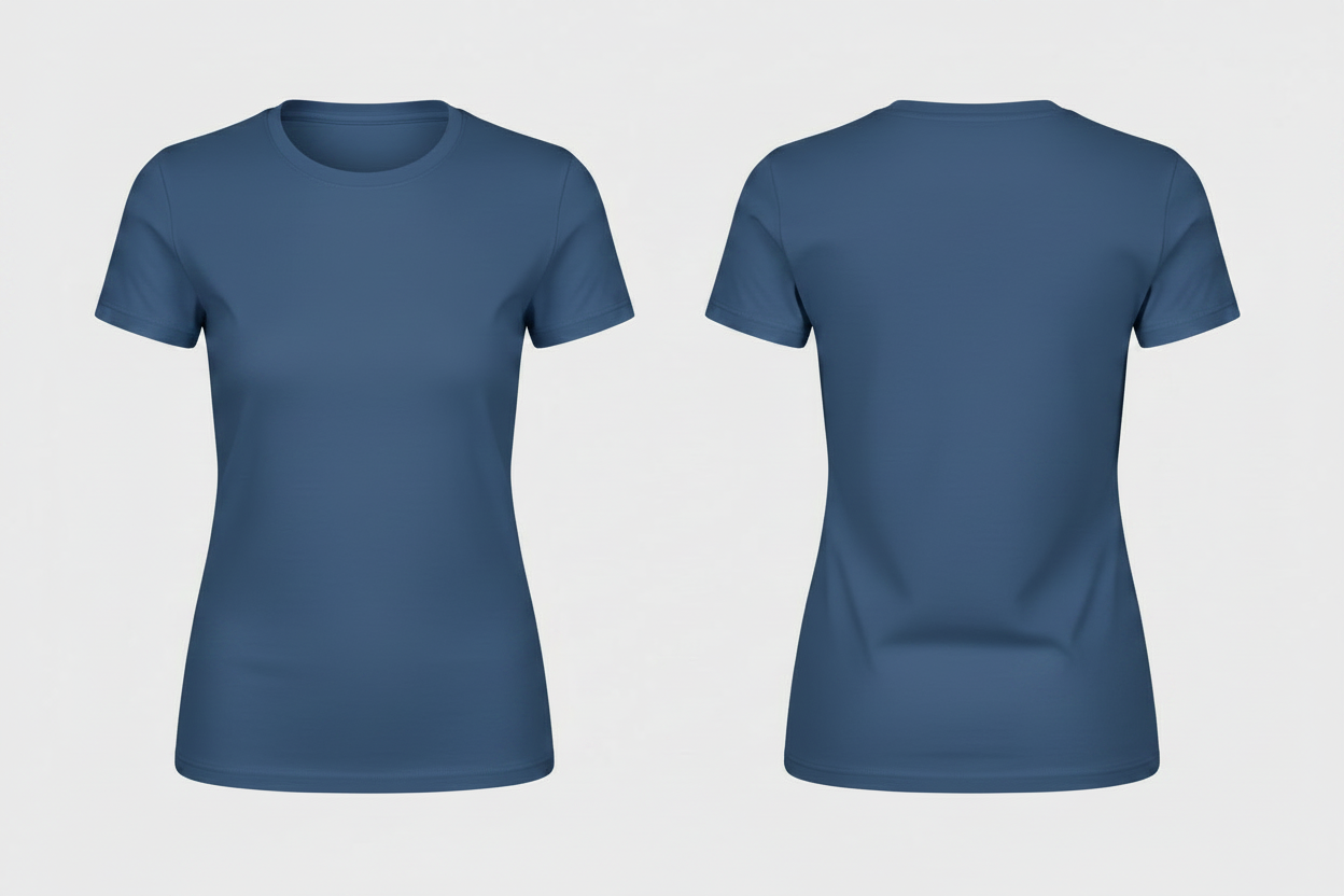SOL'S 01825 Regent Vrouw dames t-shirt borduren denim blauw - bedrijfskleding personaliseren Retexa