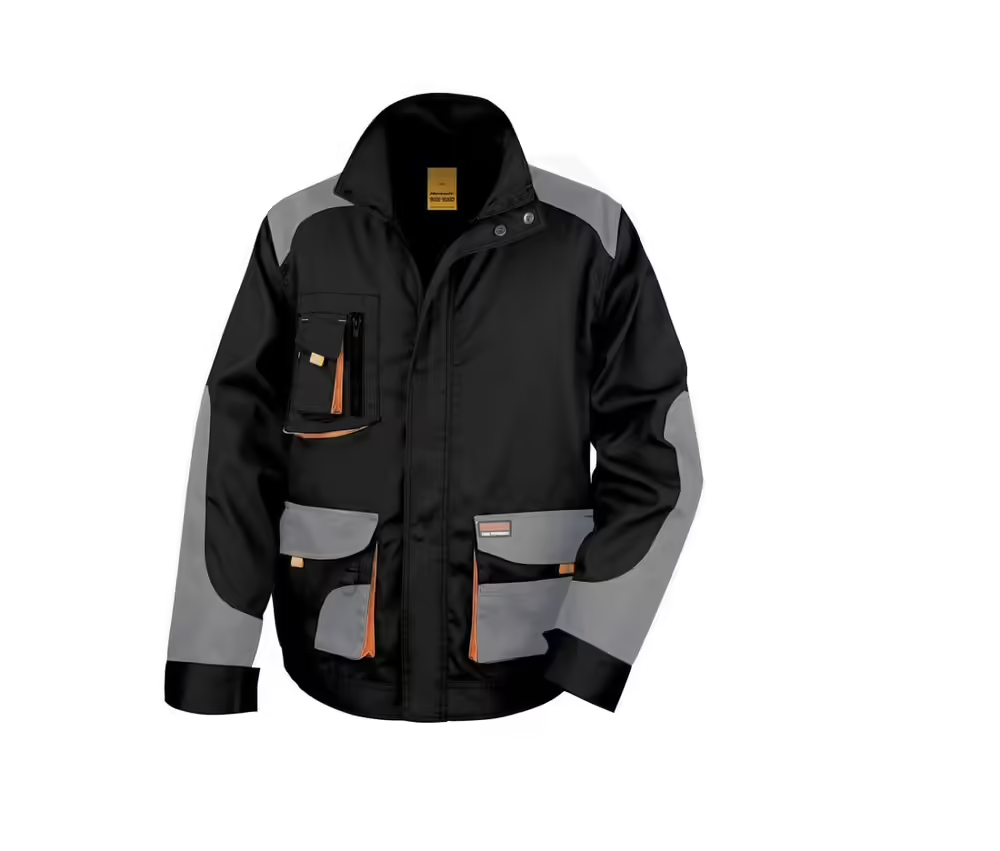 Result RS316 Waterafstotende Unisex Werkjas met Reflecterende Details Borduren | Polyester-Katoen | 200 g/m²
