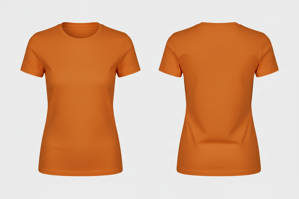 SOL'S 01825 Regent Vrouw dames t-shirt borduren oranje - bedrijfskleding personaliseren Retexa
