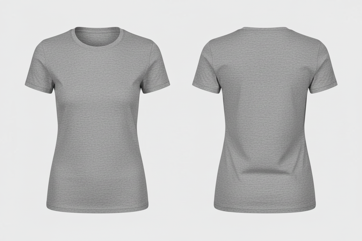 SOL'S 01825 Regent Vrouw dames t-shirt borduren gemengd grijs - bedrijfskleding personaliseren Retexa