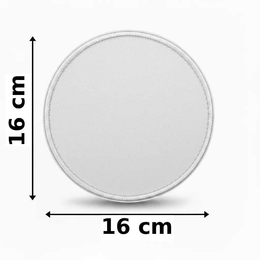 Rond 16x16cm embleem borduren