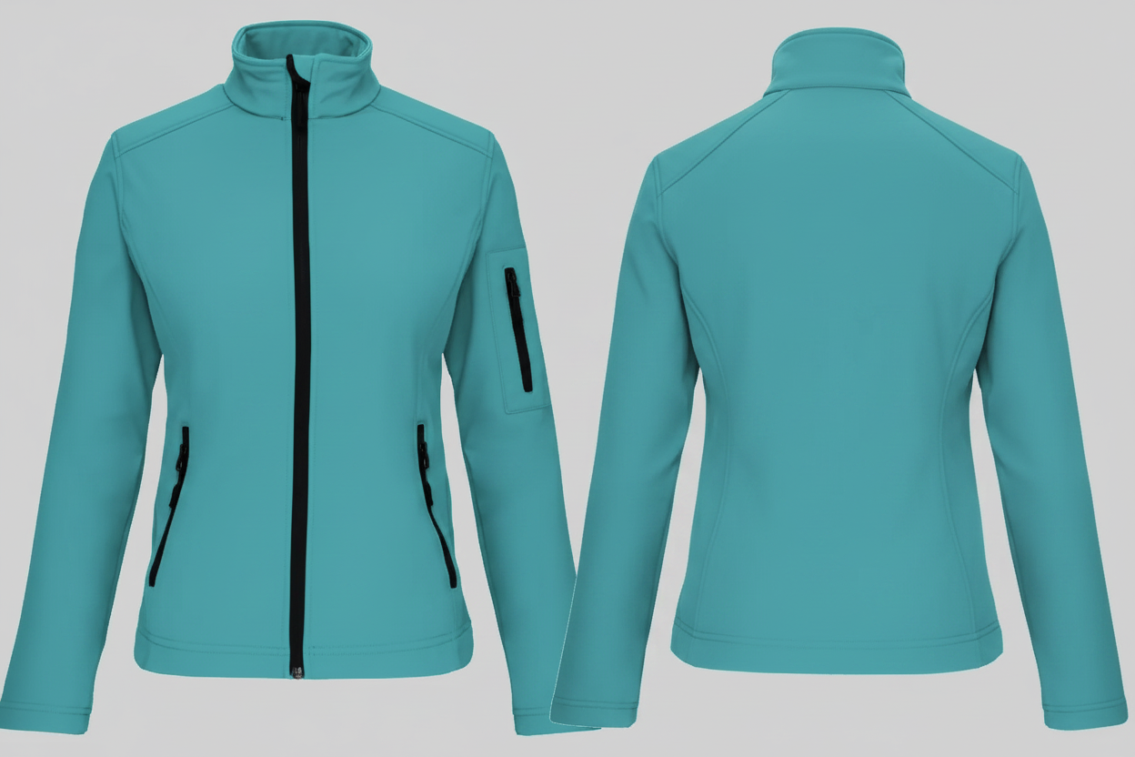 Kariban K400 Dames Softshell Jas Borduren | Polyester | 300 g/m²