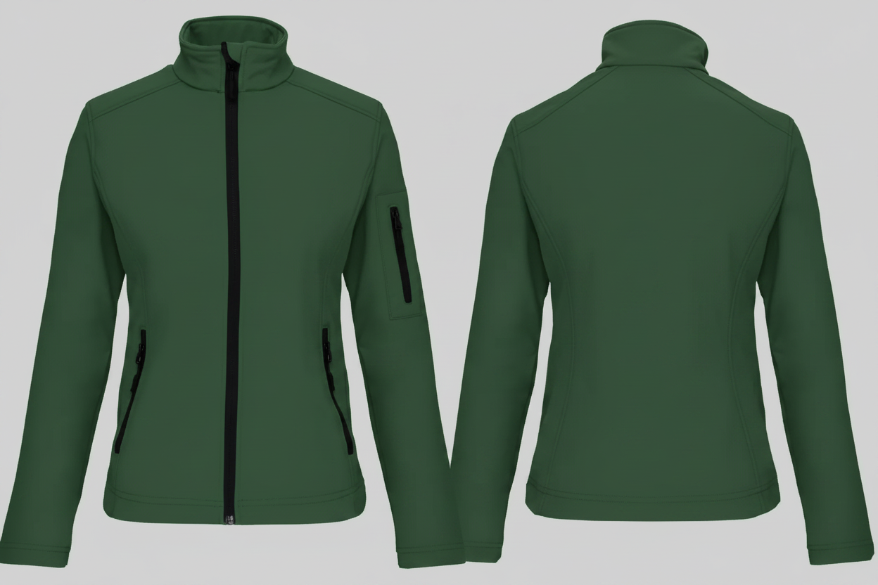Kariban K400 Dames Softshell Jas Borduren | Polyester | 300 g/m²