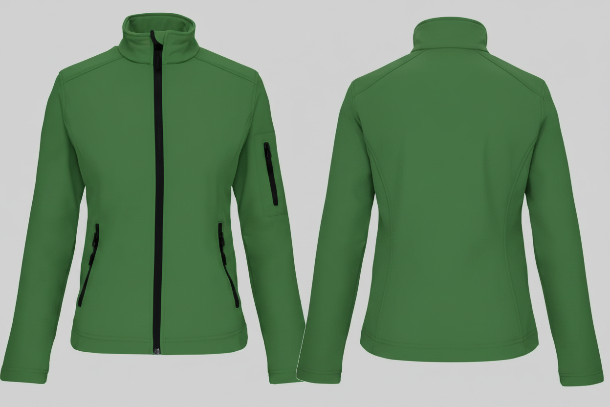 Kariban K400 Dames Softshell Jas Borduren | Polyester | 300 g/m²