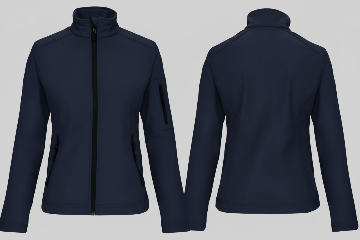 Kariban K400 Dames Softshell Jas Borduren | Polyester | 300 g/m²
