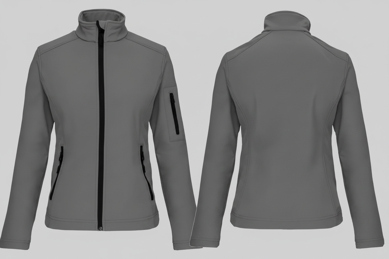 Kariban K400 Dames Softshell Jas Borduren | Polyester | 300 g/m²