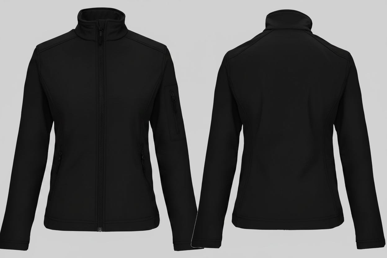 Kariban K400 Dames Softshell Jas Borduren | Polyester | 300 g/m²